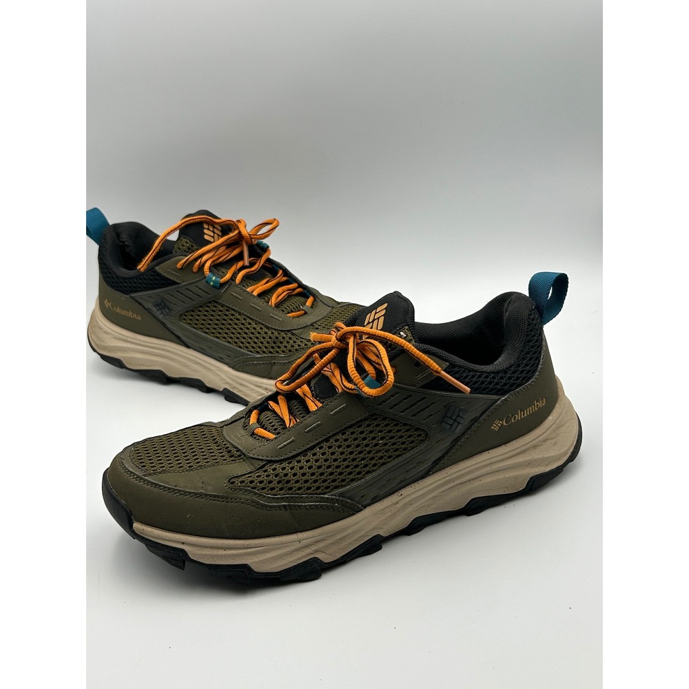Columbia Mens Peakfreak Venture Hiking Shoes Olive Green BM7444-382 Size 10.5